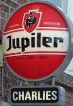 The pub sign. Cafe Charlies, Hoorn, Netherlands