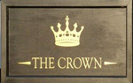 The pub sign. The Crown, Great Ellingham, Norfolk