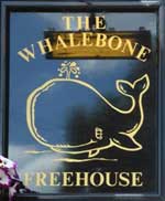 The pub sign. Whalebone, Norwich, Norfolk