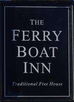 The pub sign. The Ferry Boat Inn, Tottenham, Greater London