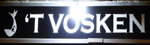 The pub sign. 't Vosken, Ghent, Belgium