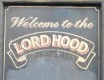 The pub sign. Lord Hood, Greenwich, Greater London