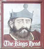 The pub sign. Ye Olde Kings Head, Battle, East Sussex