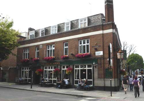 Picture 1. The Lucas Arms, King's Cross / St Pancras, Central London