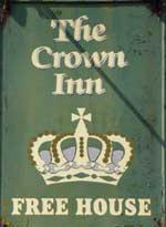 The pub sign. Crown Inn, Catfield, Norfolk