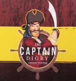 The pub sign. Captain Digby, Broadstairs, Kent