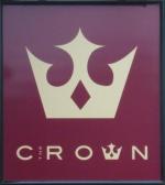 The pub sign. Crown, Giddeahall, Wiltshire