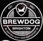 The pub sign. BrewDog Brighton, Brighton, East Sussex