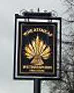 The pub sign. The Wheatsheaf, Ellesmere Port, Cheshire