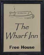 The pub sign. Wharf Inn, Welford, Northamptonshire