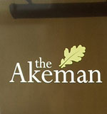 The pub sign. The Akeman, Tring, Hertfordshire