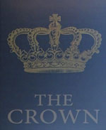 The pub sign. The Crown, East Greenwich, Greater London