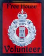 The pub sign. The Volunteer, Ventnor, Isle of Wight