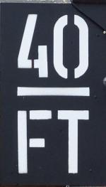 The pub sign. 40FT Brewery Taproom, Dalston, Greater London