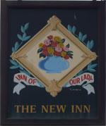The pub sign. The New Inn, Minster (Thanet), Kent
