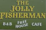 The pub sign. The Jolly Fisherman, Hastings, East Sussex