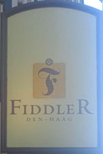 The pub sign. Fiddler, Den Haag, Netherlands