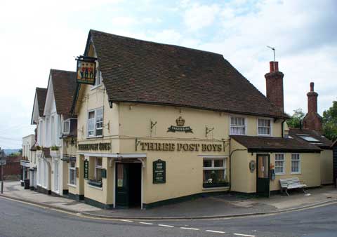 Picture 1. Three Post Boys, Wrotham, Kent