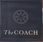 The pub sign. The Coach, Clerkenwell, Central London