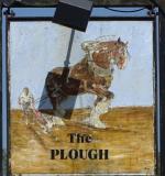 The pub sign. Plough, Dormansland, Surrey