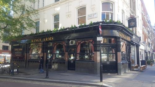 Picture 1. Kings Arms, Fitzrovia, Central London