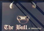 The pub sign. The Bull, Streatley, Berkshire