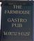 Pub sign for Farmhouse Gastropub, West Malling