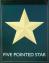 Pub sign for Five Pointed Star, West Malling