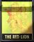Pub sign for Red Lion, Ealing