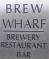 Pub sign for Brew Wharf, Southwark