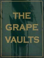 The pub sign. The Grape Vaults, Leominster, Herefordshire