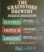 The pub sign. Grainstore Brewery Tap, Oakham, Rutland