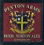 The pub sign. Peyton Arms, Stoke Lyne, Oxfordshire