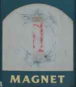 The pub sign. The Magnet, Stockport, Greater Manchester