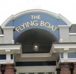 The pub sign. The Flying Boat, Dartford, Kent