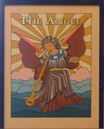 The pub sign. The Angel, Covent Garden, Central London