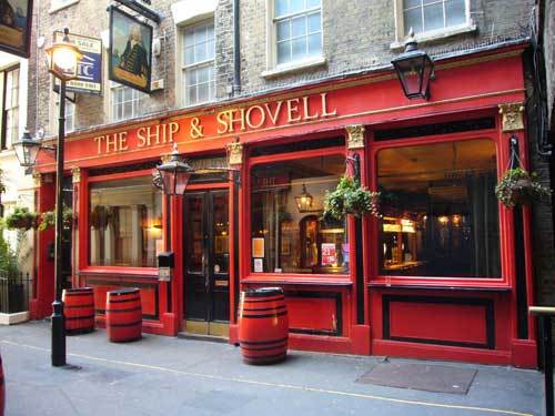 Picture 1. The Ship & Shovell, Charing Cross, Central London