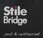 The pub sign. Stile Bridge, Marden, Kent