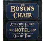 The pub sign. Bosun's Chair, Lymington, Hampshire