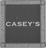 The pub sign. Casey's, Canterbury, Kent