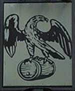 The pub sign. The Eagle Ale House, Battersea, Greater London
