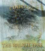 The pub sign. The Walnut Tree, Maidstone, Kent