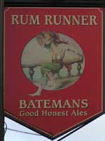 The pub sign. The Ship Inn (Rum Runner), Retford, Nottinghamshire