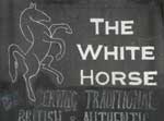The pub sign. The Wishful Thinker (formerly The White Horse), Sandway, Kent