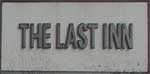 The pub sign. The Last Inn, Oswestry, Shropshire