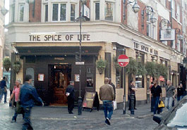 Picture 1. The Spice of Life, Cambridge Circus, Central London