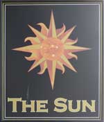 The pub sign. The Stag (formerly The Sun), Maidstone, Kent