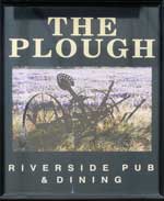 The pub sign. The Plough, Eynsford, Kent