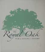 The pub sign. Royal Oak, Long Whatton, Leicestershire