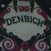 The pub sign. The Denbigh, Bexhill-on-Sea, East Sussex